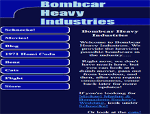 Tablet Screenshot of bombcar.com